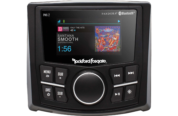 Rockford Bluetooth Unit PMX-2 Front screen with Switches