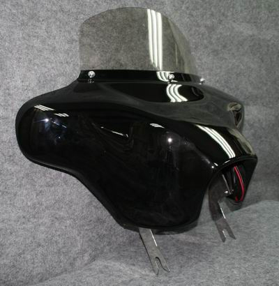 Gloss Black Painted Fairing with Smoked windshield