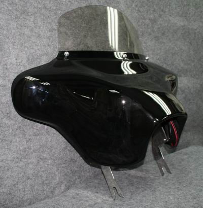 Gloss Black Painted Fairing with Windshield