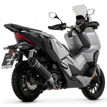 view Arrow 53547AKN Indy Race Slip-on Exhaust, Aluminum Dark for Honda ADV 350 (2022-)