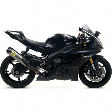 view Arrow 71196CKR Competition Evo-2 Full Exhaust for Yamaha YZF-R6 (2017-2020)