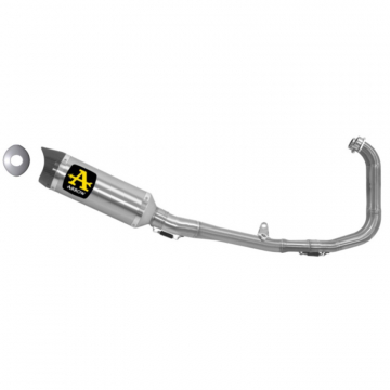 view Arrow 71222CKZ Competition Full Exhaust, Titanium for Yamaha YZF-R3 (2021-)