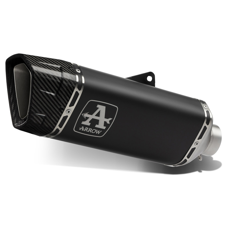 Arrow Pista Slip-on Exhaust, Titanium Dark for BMW S1000R/RR