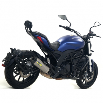 view Arrow 71909PK Works Titanium Slip-on Exhaust, Titanium for Benelli 502C '19-'20
