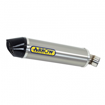 view Arrow 71950AK Indy-Race Slip-on Exhaust, Aluminum for Kawasaki Z400/Ninja 400 (2022-)