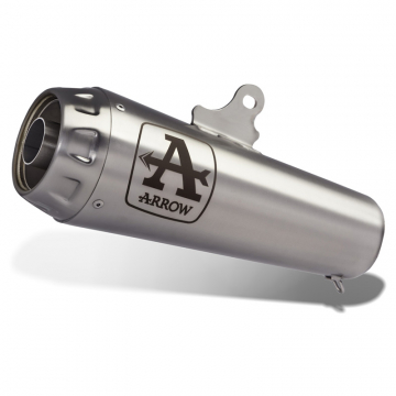 view Arrow 71951PRI Pro-Race Slip-on Exhaust, Nichrome for Ducati Scrambler 800 Icon (2021-)