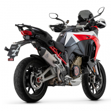 view Arrow 72501VL Veloce Slip-on Exhaust, Titanium for Ducati Multistrada V4 1100 (2021-)