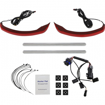 view Custom Dynamics CD-IND-SPRING-R Low Profile Saddlebag Lights for Classic Style Indian models