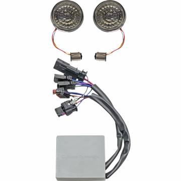 Custom Dynamics CD-STS-RSGST Smart LED 1157 Bullet Turn Signals for Softails '18-