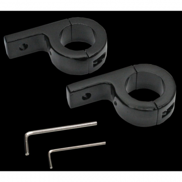 Custom Dynamics PB-125-B Probeam Light Mounting Clamps, Black