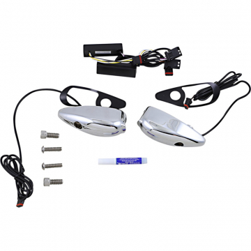 view Custom Dynamics PB-RG-TS-15-C ProBEAM Road Glide Turn Signals, Chrome for Road Glide '15-
