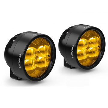 Denali DNL.D3.051.A D3 LED Fog Light Pods Amber, Pair