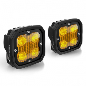 Denali DNL.D4.050.A D4 LED Light Pods Amber, Pair