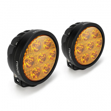 Denali DNL.D7.050.A D7 LED Driving Light Amber, Pair