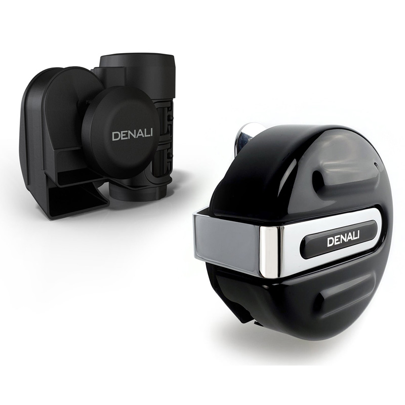 Denali DNL.SB.10000.B SoundBomb VTwin DualTone Air Horn with Cover