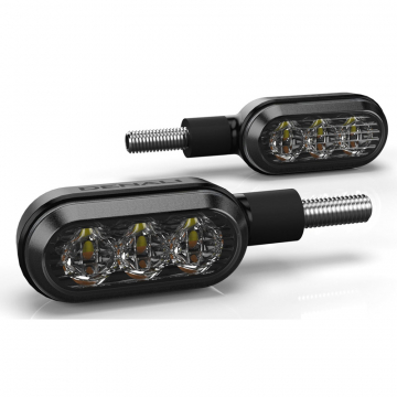 Denali DNL.T3.10000 T3 Switchback M8 LED Turn Signals, Front