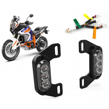 view Denali DNL.WHS.23100 Rear T3 Turn Signal License Plate Kit for KTM 1290 Adventure '21-
