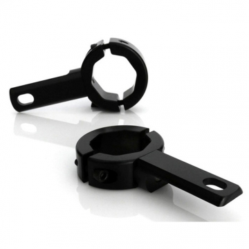 view Denali LAH.00.10400.B Driving Light Mount, Black - Articulating Bar Clamp 32mm-38mm