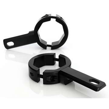 view Denali LAH.00.10600.B Driving Light Mount, Black - Articulating Bar Clamp 39mm-49mm