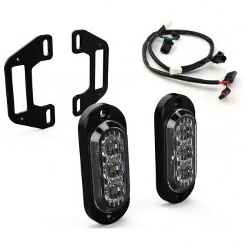 Denali LAH.23.10500 Rear T3 Turn Signal License Plate Kit for Harley Pan America 1250 '21-