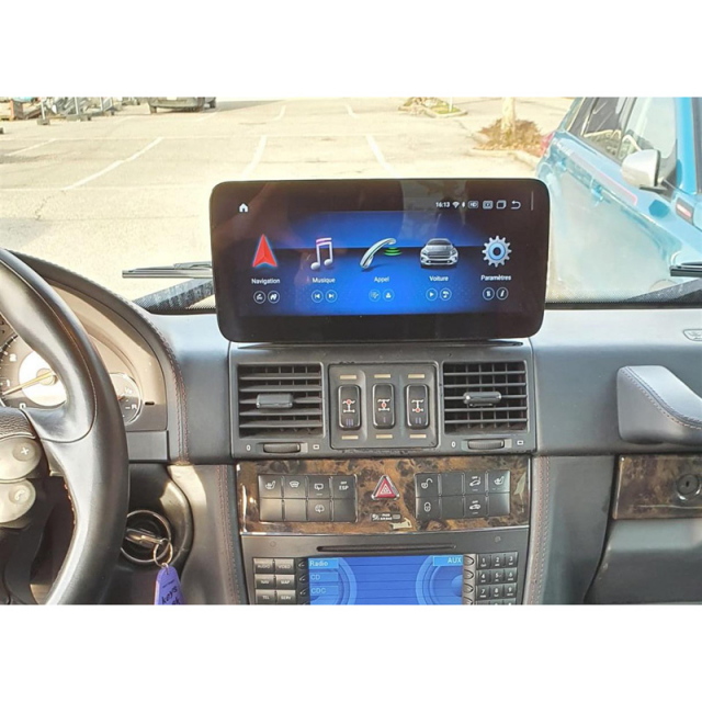 Mercedes W463 Radio 12,3 Zoll Umbau Android 12 CarPlay 4G in