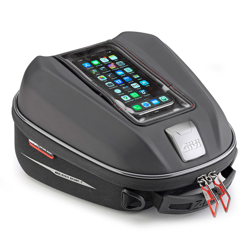 Givi ST611B SportT Tanklocked Tankbag, 6 Liter Accessories International