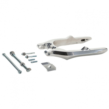 NLC DY-3002-2 Polished Aluminum Swingarm for Harley Dyna (2008-2017) w/ 260 mm Tire