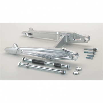 NLC VR-3000-2A1 Milled Aluminum Swingarm, Polished for Harley V-Rod w/ 280 to 300 mm Tire