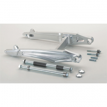 view NLC VR-3000-2A1 Milled Aluminum Swingarm, Polished for Harley V-Rod w/ 280 to 300 mm Tire