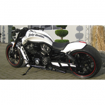 NLC VR-3001-3B1 Cut Out Aluminum Swingarm, Black for V-Rod w/ 280-300mm Tire '07-'17