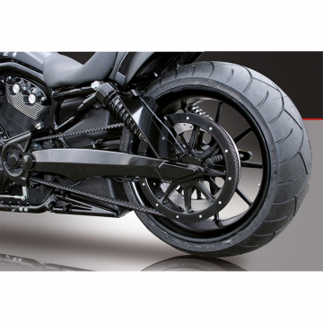 NLC VR-3002-3B3 Smooth Aluminum Swingarm, Black for Harley V-Rod w/ 360 mm Tire