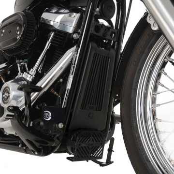 R&G OCG0048BKRE Oil Cooler Guard, Black for Harley Softail Standard (2022-)