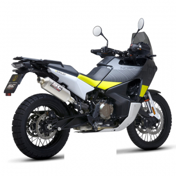 view SC-Project HU08-100T Rally Raid Slip-on Exhaust for Husqvarna Norden 901 '19-