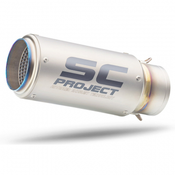view SC-Project Y36-CDE36T CR-T Full Exhaust, Titanium for Yamaha MT-07 / YZF-R7 '21-