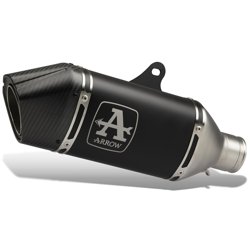 Arrow 72501VLN Veloce Slipon Exhaust, Titanium Dark for Ducati
