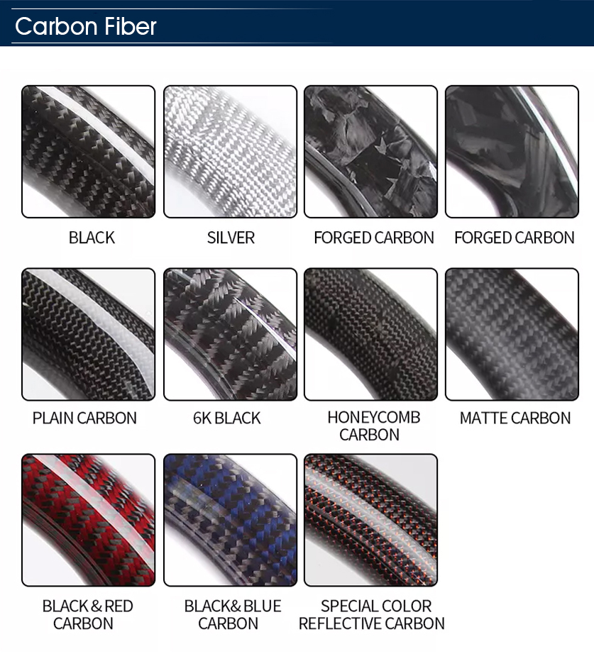 11 types of Carbon Fiber Finishes