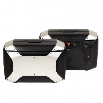 Hepco & Becker 610.295 00 00 XCore Side Cases, Silver for C-Bow Carrier