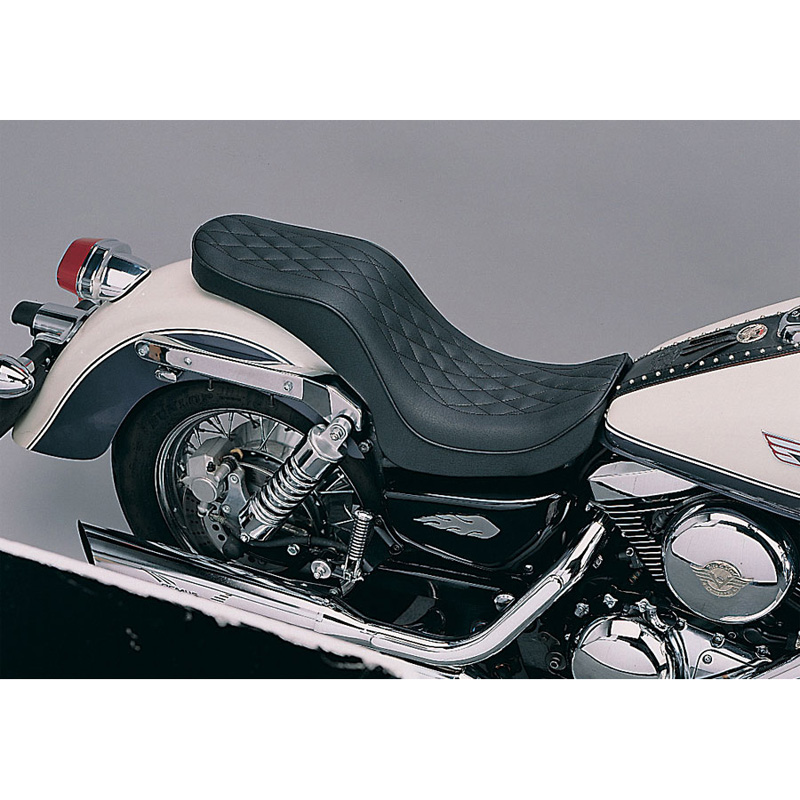 Highway Hawk MB04-2200_2 Motorbike Seat with Step for Kawasaki