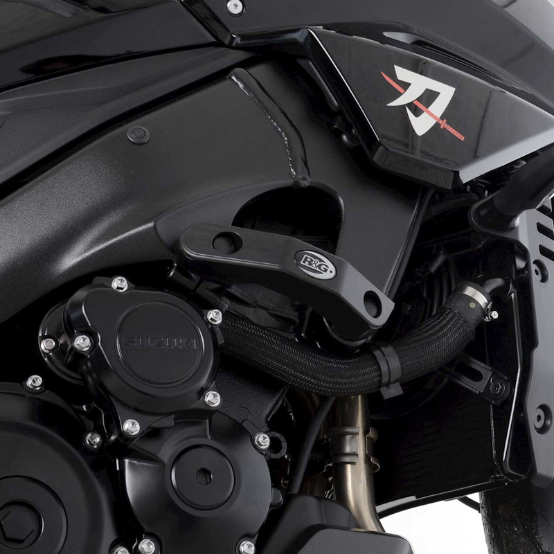 R&G FSK0005BK Crash Protectors Frame Skidders Suzuki Katana '19