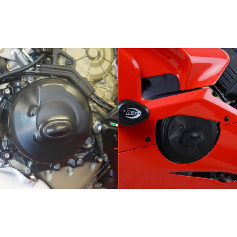 R&G KEC0144R Engine Case Cover Kit, 2Piece for Ducati Streetfighter V4