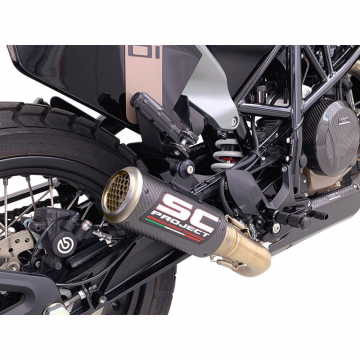 view SC-Project HU07A-T38TR CR-T Slip-on Exhaust for Husqvarna Svartpilen/Vitpilen 701 (2018-)