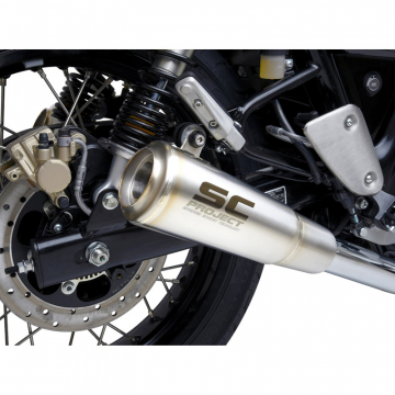 SC-Project RE01-43A S1-GP Slip-on Exhaust for Royal Enfield Continental GT / Interceptor 650