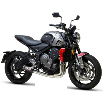 view SC-Project T26-CDE38CR CR-T Full Exhaust, Carbon Fiber for Triumph Trident 660 (2020-)
