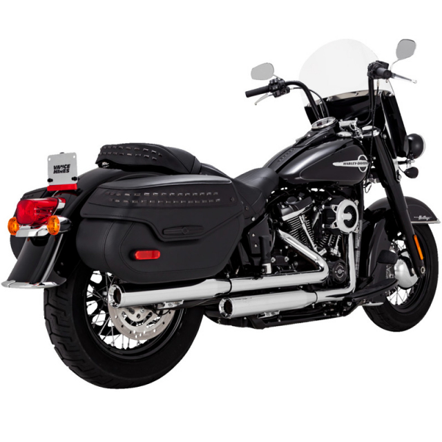 Vance & Hines 16703 クロムエリミネーター 400 スリップオンマフラー 1995-2016 ハーレーダビッドソン ツインカムツーリングモデル用　並行輸入品 Vance \u0026 Hines 4\" Eliminator 400 Slip-ons Muffler Chrome 1995-2016 Harley  Touring | eBay