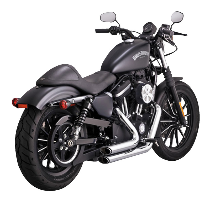 Vance & Hines 17329 Shortshots Staggered Exhaust System for Harley