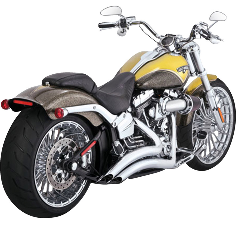 Vance & Hines 26365 Big Radius 2-into-2 Exhausts, Chrome for