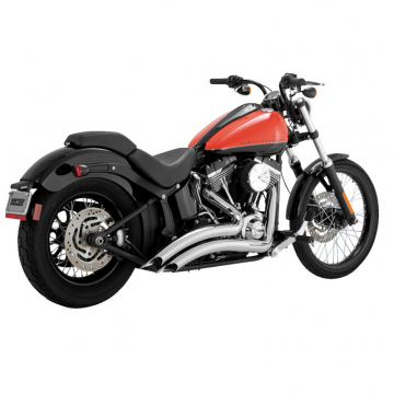 Vance & Hines 26369 Big Radius 2-into-2 Exhausts, Black for Harley Softail '86-'17