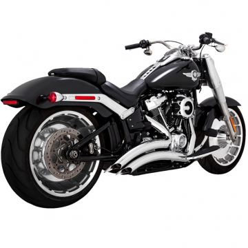 Vance & Hines 26375 Big Radius 2-into-2 Exhausts, Chrome for Softail Breakout '18-'21