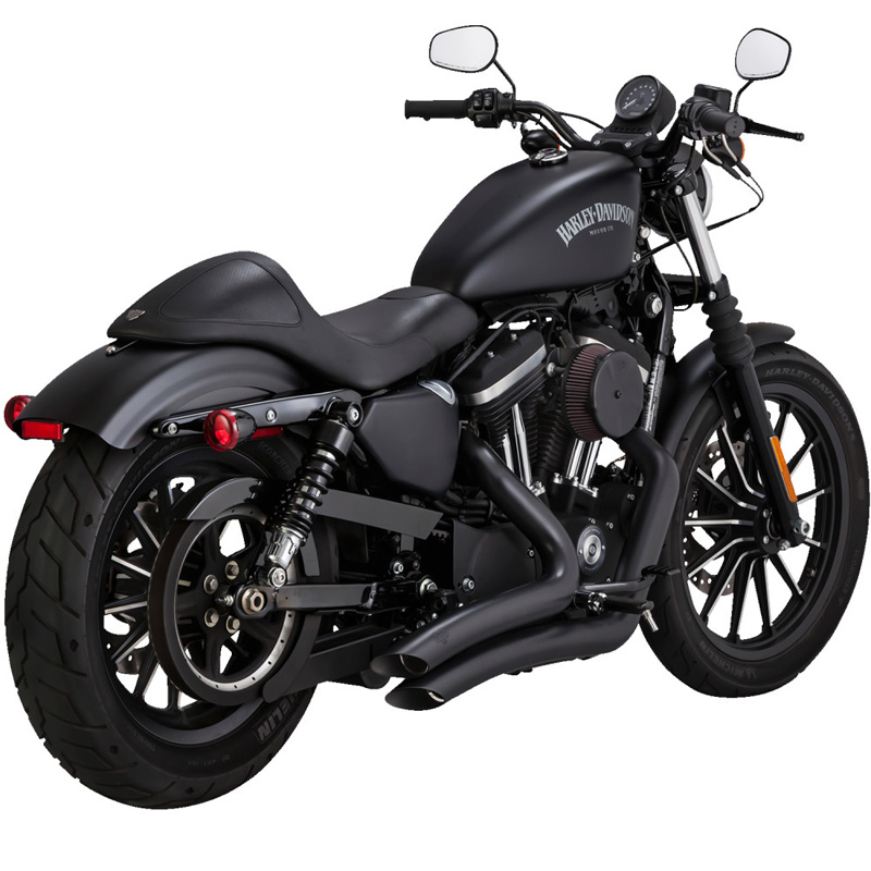 Vance & Hines 46367 Big Radius 2-into-2 Exhausts, Chrome for