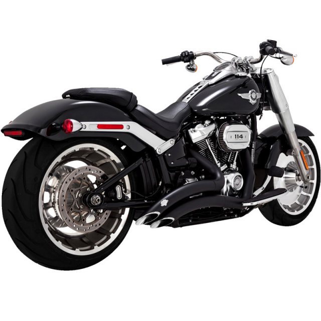 Vance & Hines 46375 Big Radius 2-into-2 Exhausts, Black for